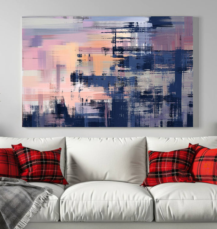 Pintura abstracta Arte de la pared Impresión en lienzo Arte de lienzo dividido extra grande