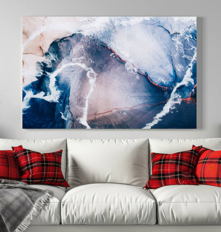 Large Modern Abstract Canvas Wall Art Print