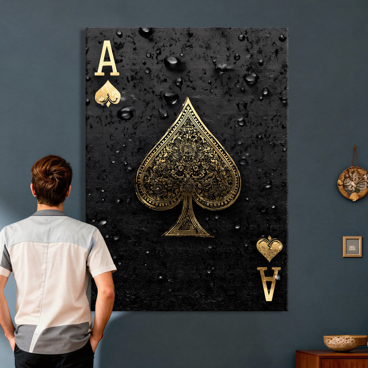 85998187-MGV-CV-24X36 - Game Card Wall Art Canvas Print