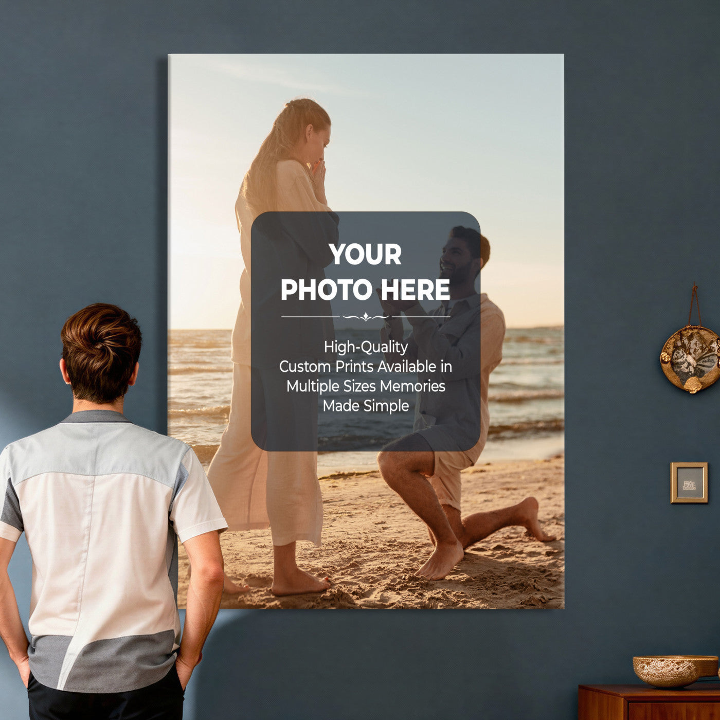 30861211-MGV-CV-24X36 - Custom Photo Canvas Print, Personalized Picture Wall Art, Your Image on Canvas, Family Portrait Gift