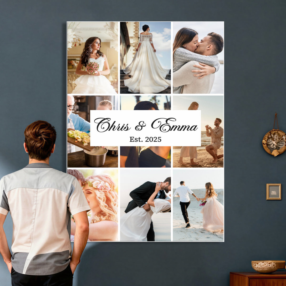 CSTM914ANIDDD-MGV-CV-24X36 - Custom Canvas Print - Personalized Wall Art for Home Decor