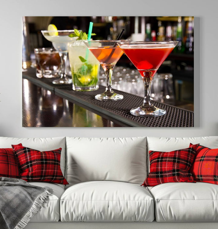 Cocktails Canvas Print