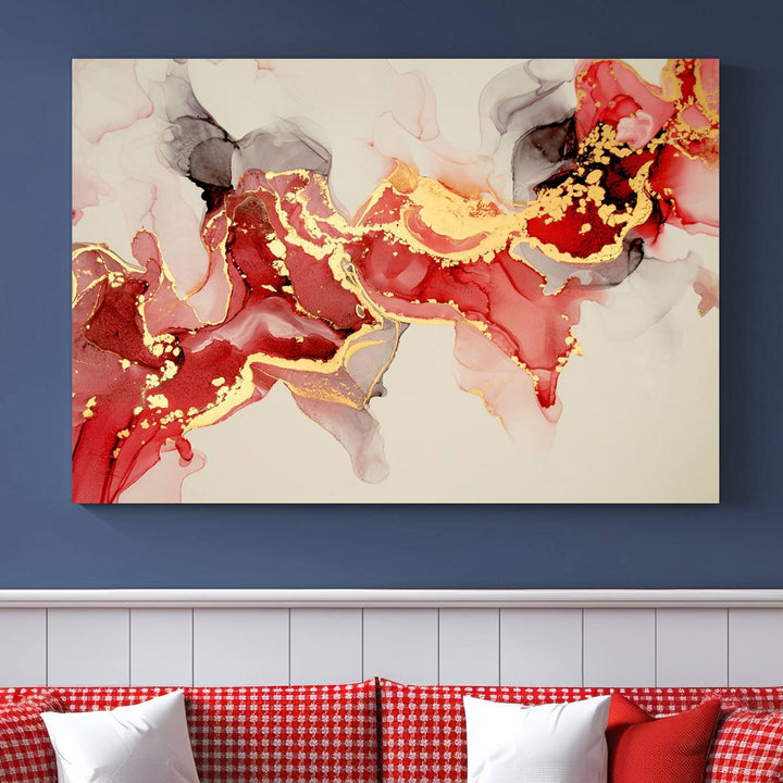 Abstract Work of Art Walls Contemporary Painting Abstract Canvas Wall Art