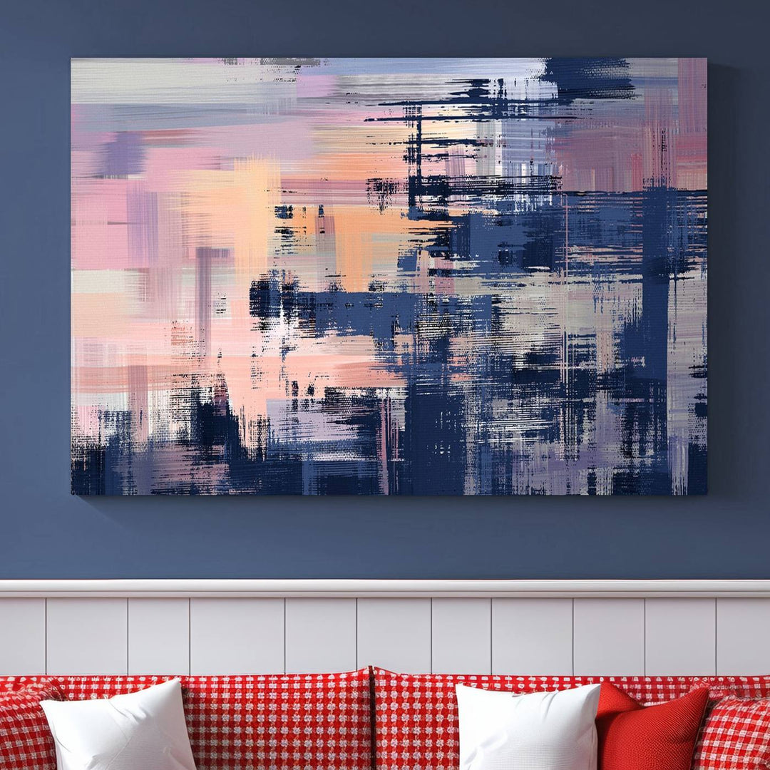 Abstract Painting Wall Art Canvas Print Split Canvas Art