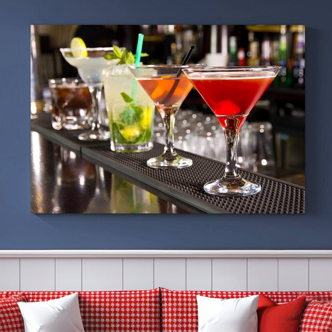 Cocktails Canvas Print