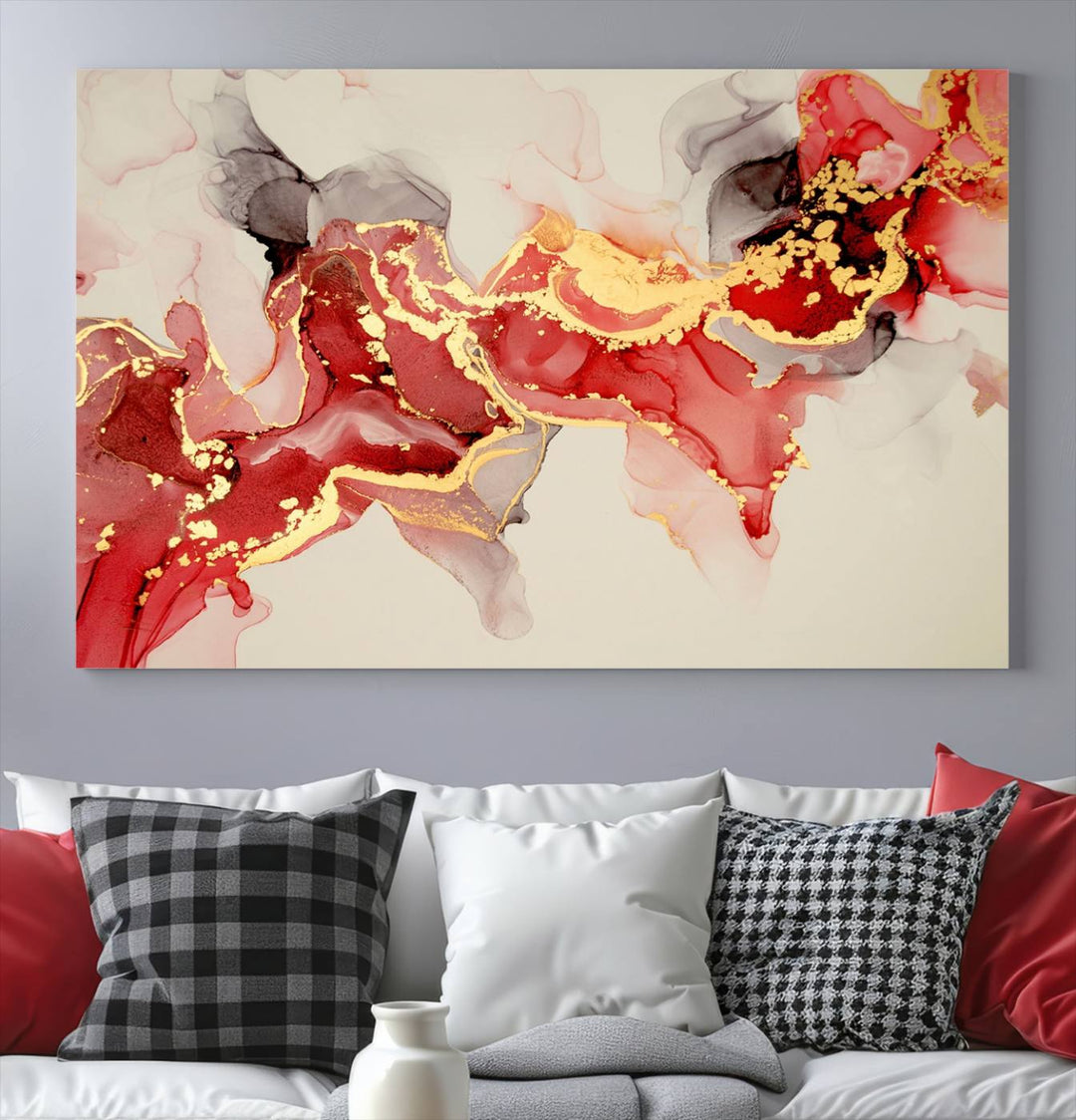 Abstract Work of Art Walls Contemporary Painting Abstract Canvas Wall Art