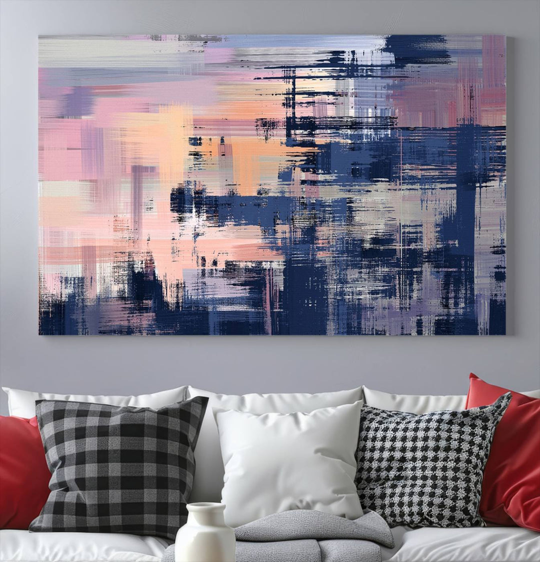 Abstract Painting Wall Art Canvas Print Split Canvas Art