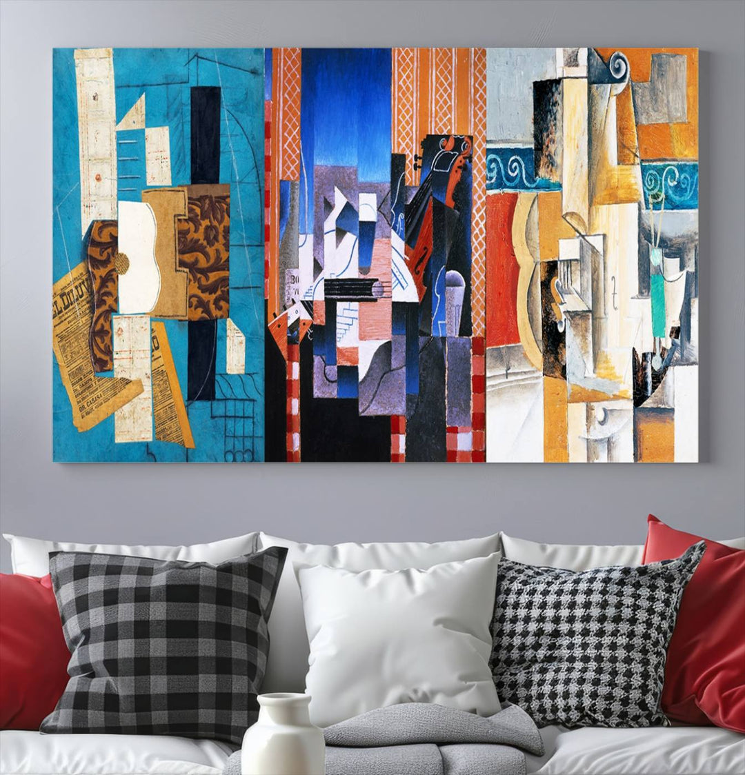 Relaxing Contemporary Abstract Art Canvas Wall Art Print Art