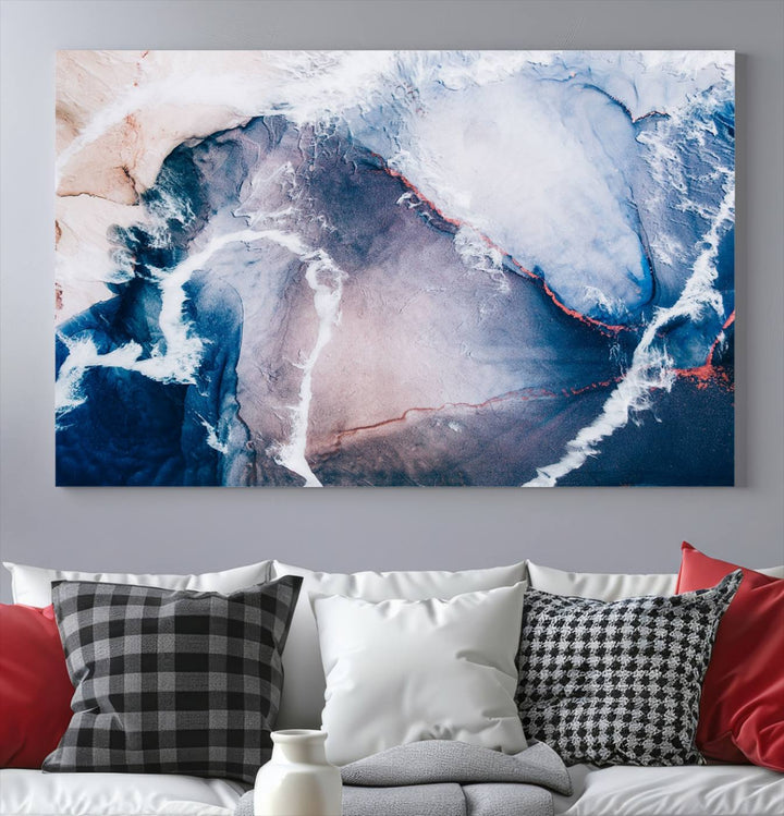 Large Modern Abstract Canvas Wall Art Print