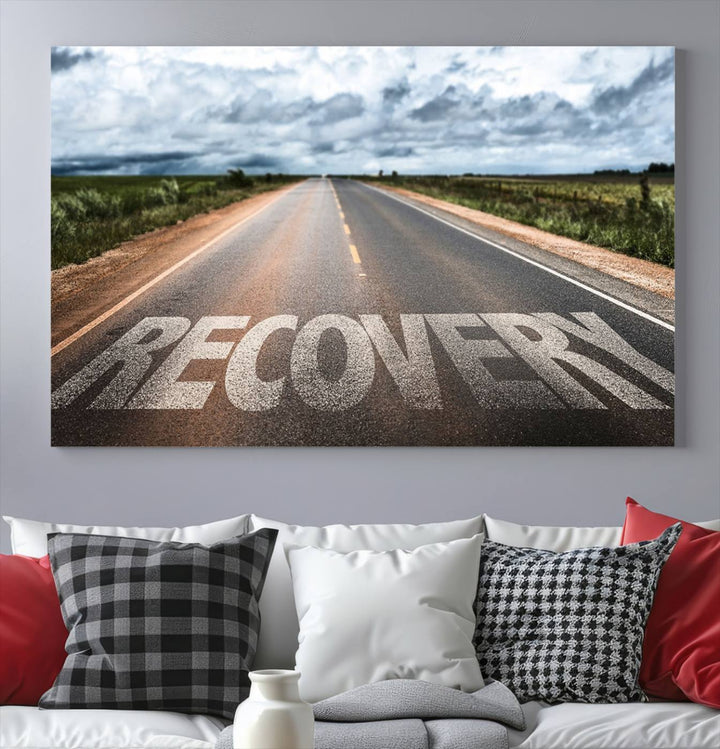 Recovery Road Wall Art Canvas Print