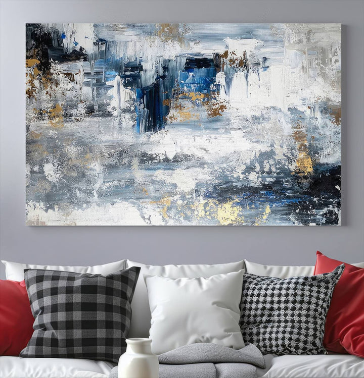 Modern Large Abstract Wall Art Canvas Print