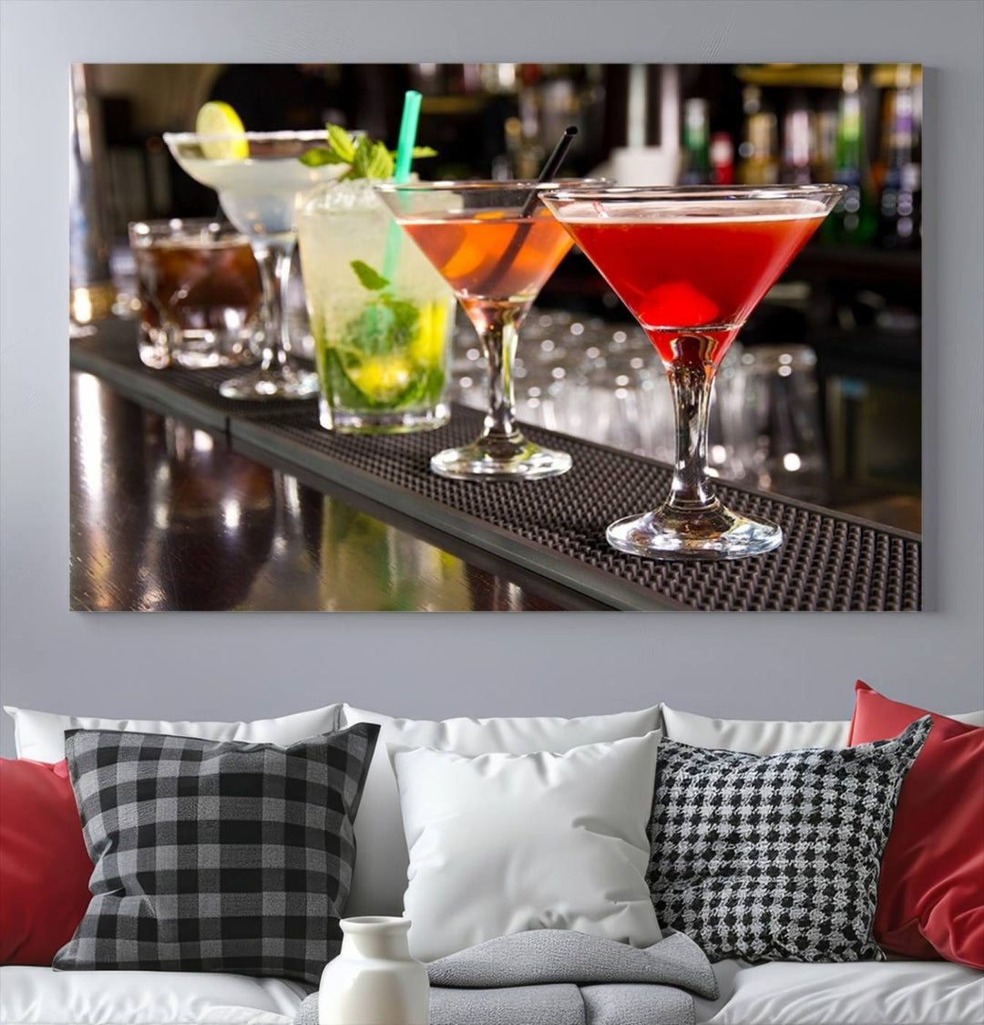 Cocktails Canvas Print