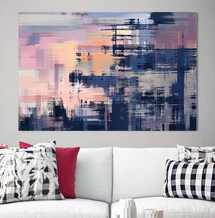 Abstract Painting Wall Art Canvas Print Split Canvas Art