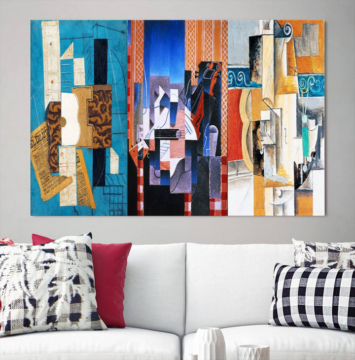 Relaxing Contemporary Abstract Art Canvas Wall Art Print Art