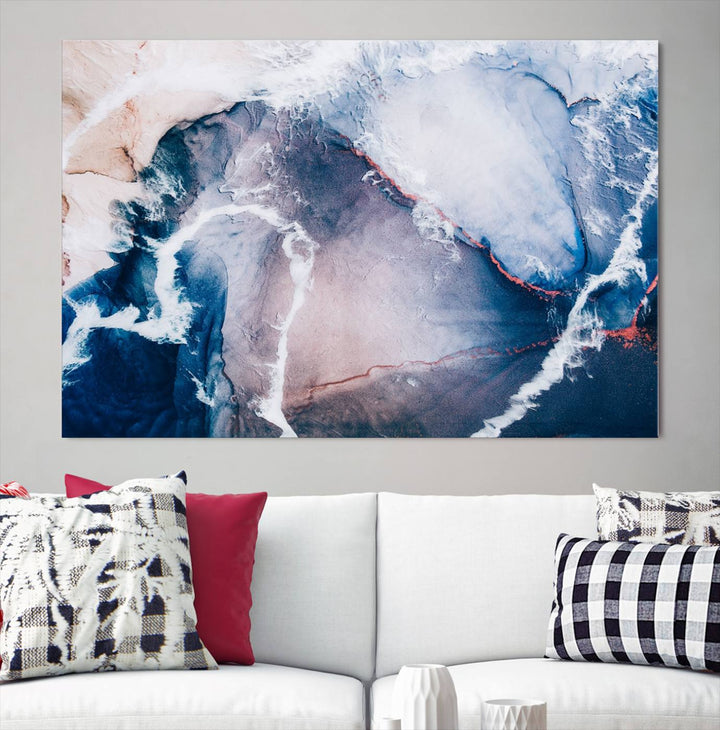 Large Modern Abstract Canvas Wall Art Print