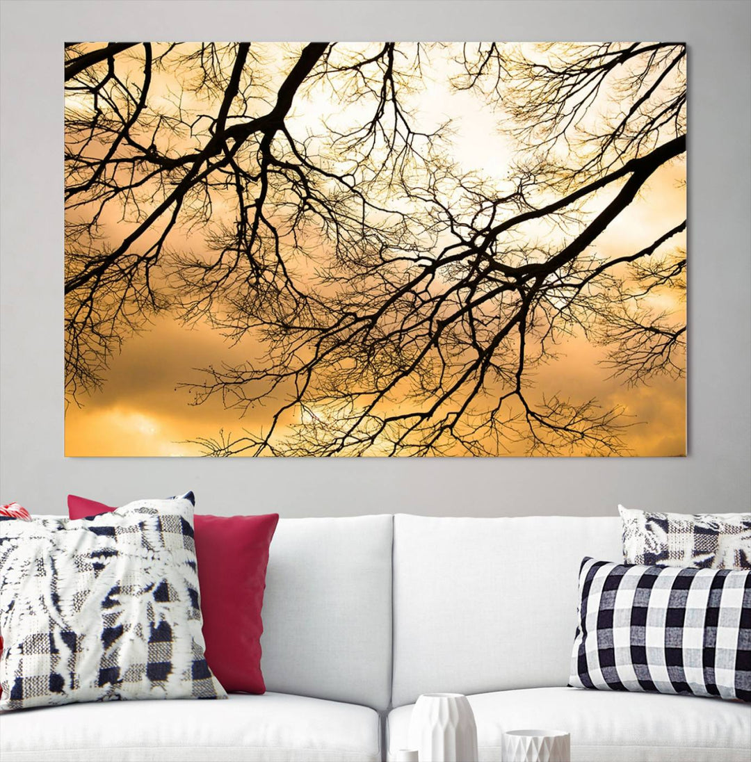 Tree Branch Wall Art Canvas Print