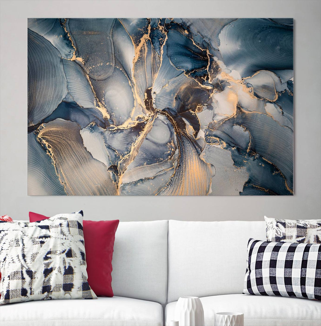 Abstract Wall Art Canvas Print for Modern Home Decor