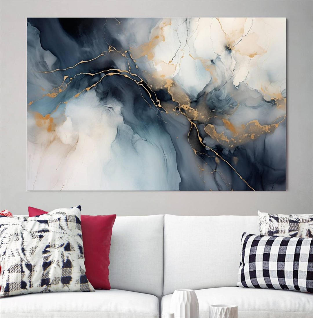 Art mural abstrait Impression sur toile