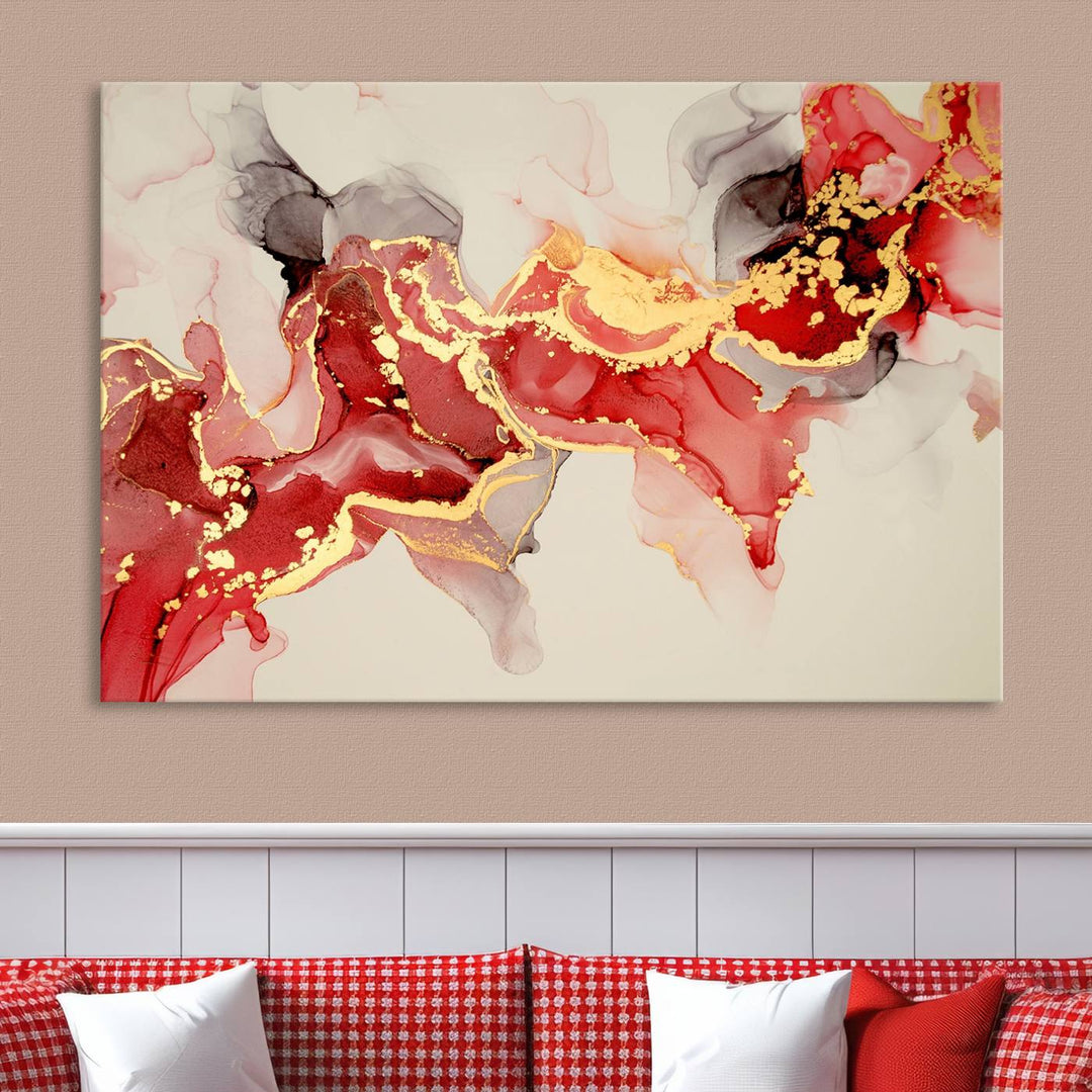 Abstract Work of Art Walls Contemporary Painting Abstract Canvas Wall Art