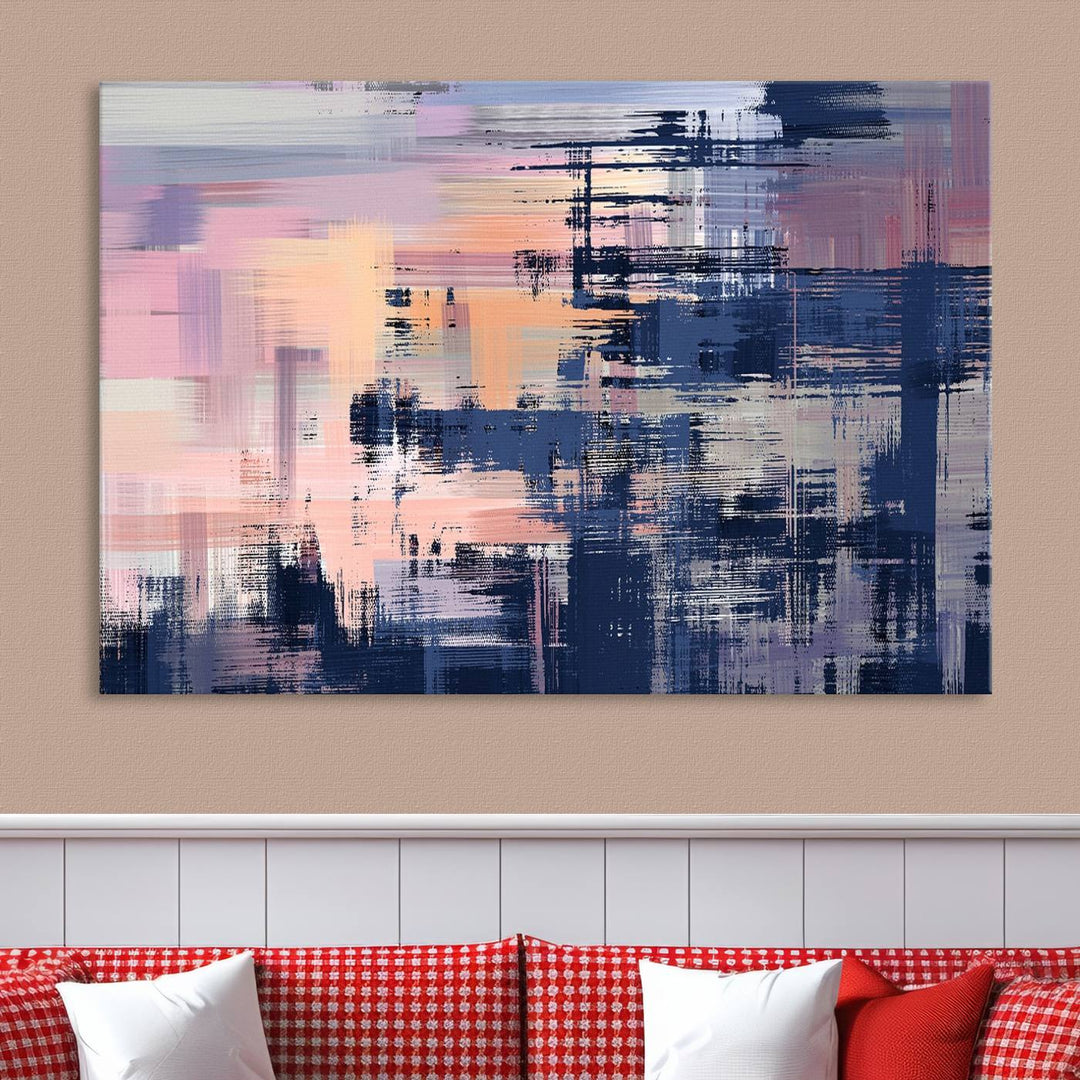 Abstract Painting Wall Art Canvas Print Split Canvas Art