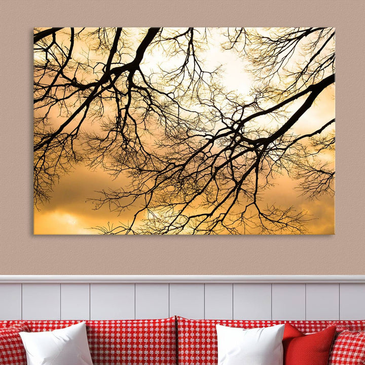 Tree Branch Wall Art Canvas Print