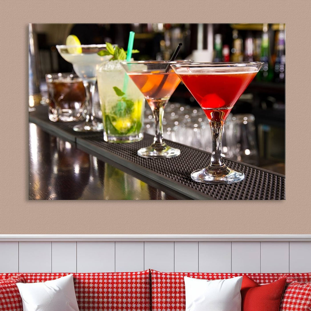 Cocktails Canvas Print