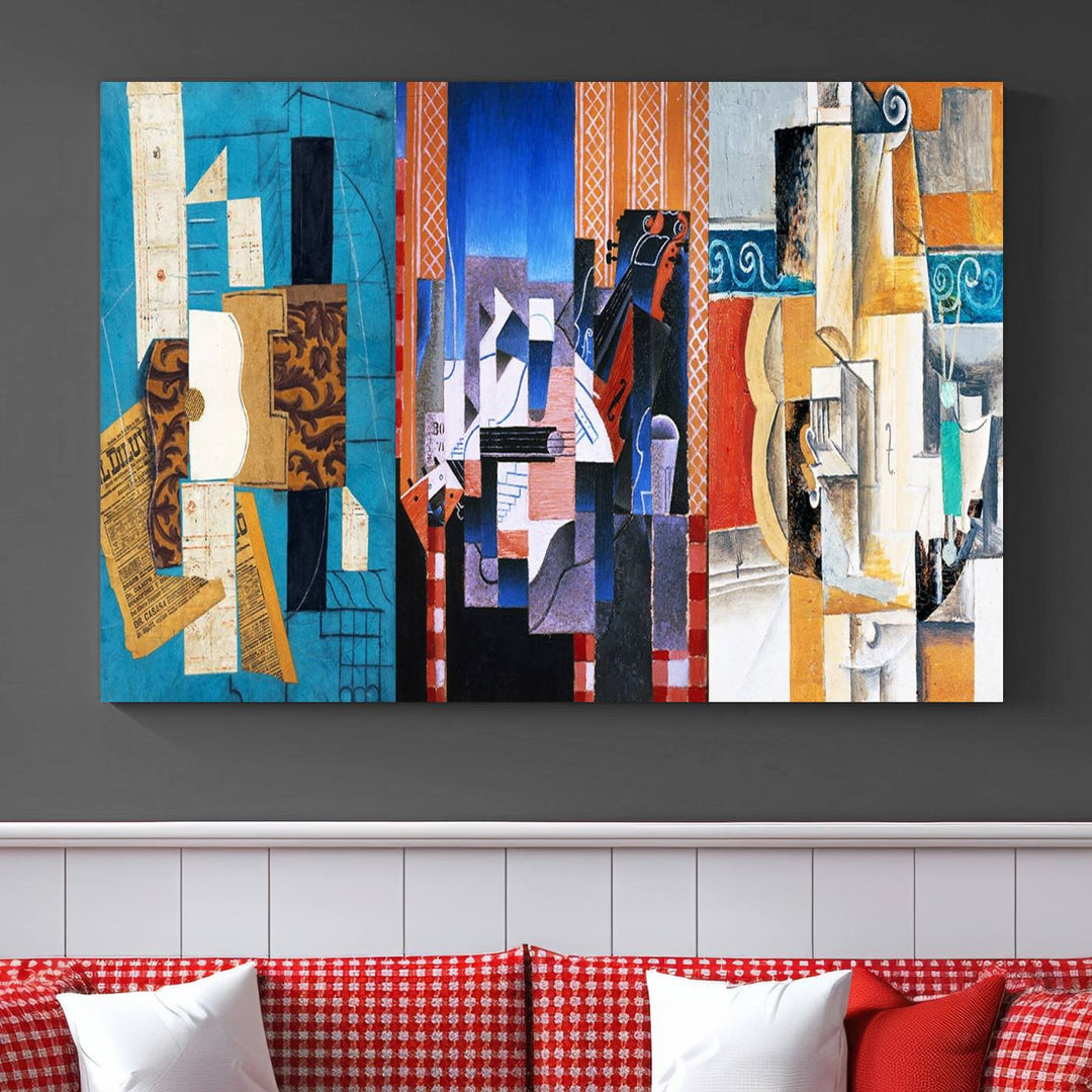 Relaxing Contemporary Abstract Art Canvas Wall Art Print Art