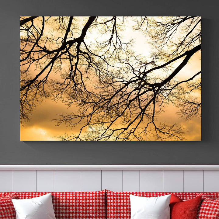 Tree Branch Wall Art Canvas Print