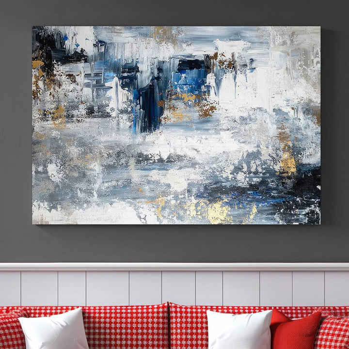 Modern Large Abstract Wall Art Canvas Print