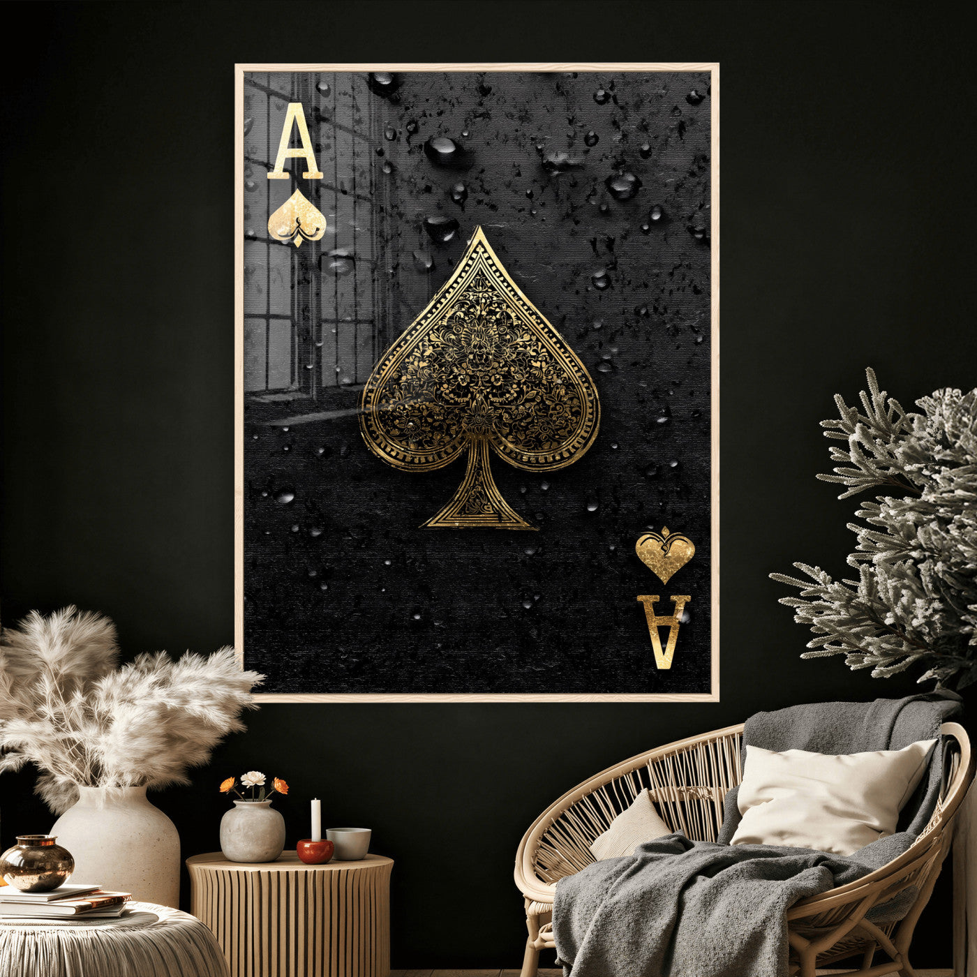 85998187-MGV-CV-24X36 - Game Card Wall Art Canvas Print