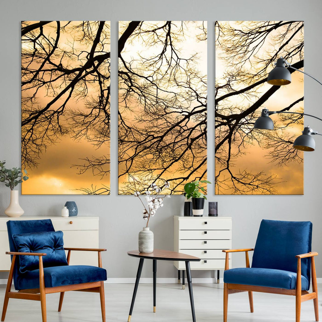 Tree Branch Wall Art Canvas Print