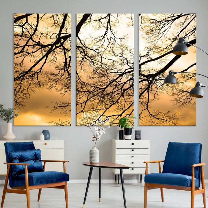 Tree Branch Wall Art Canvas Print