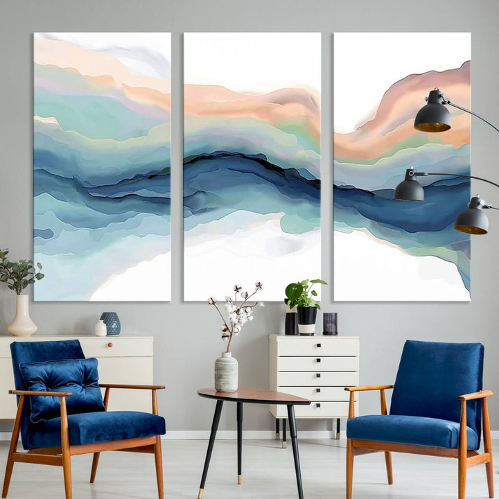 Canvas Print Wall Art Set Abstract Illustrs Art Wall