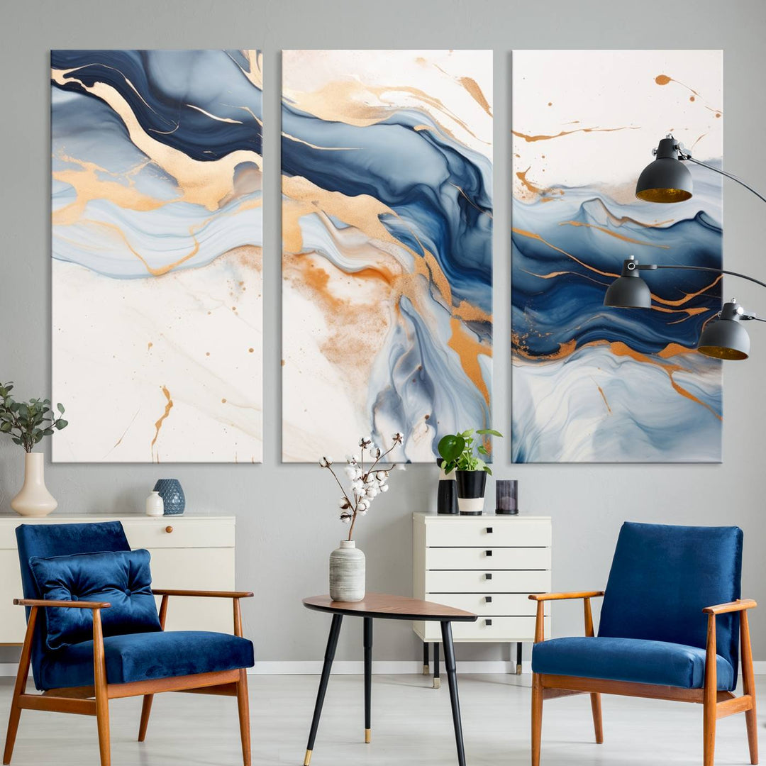 Art mural abstrait Impression sur toile