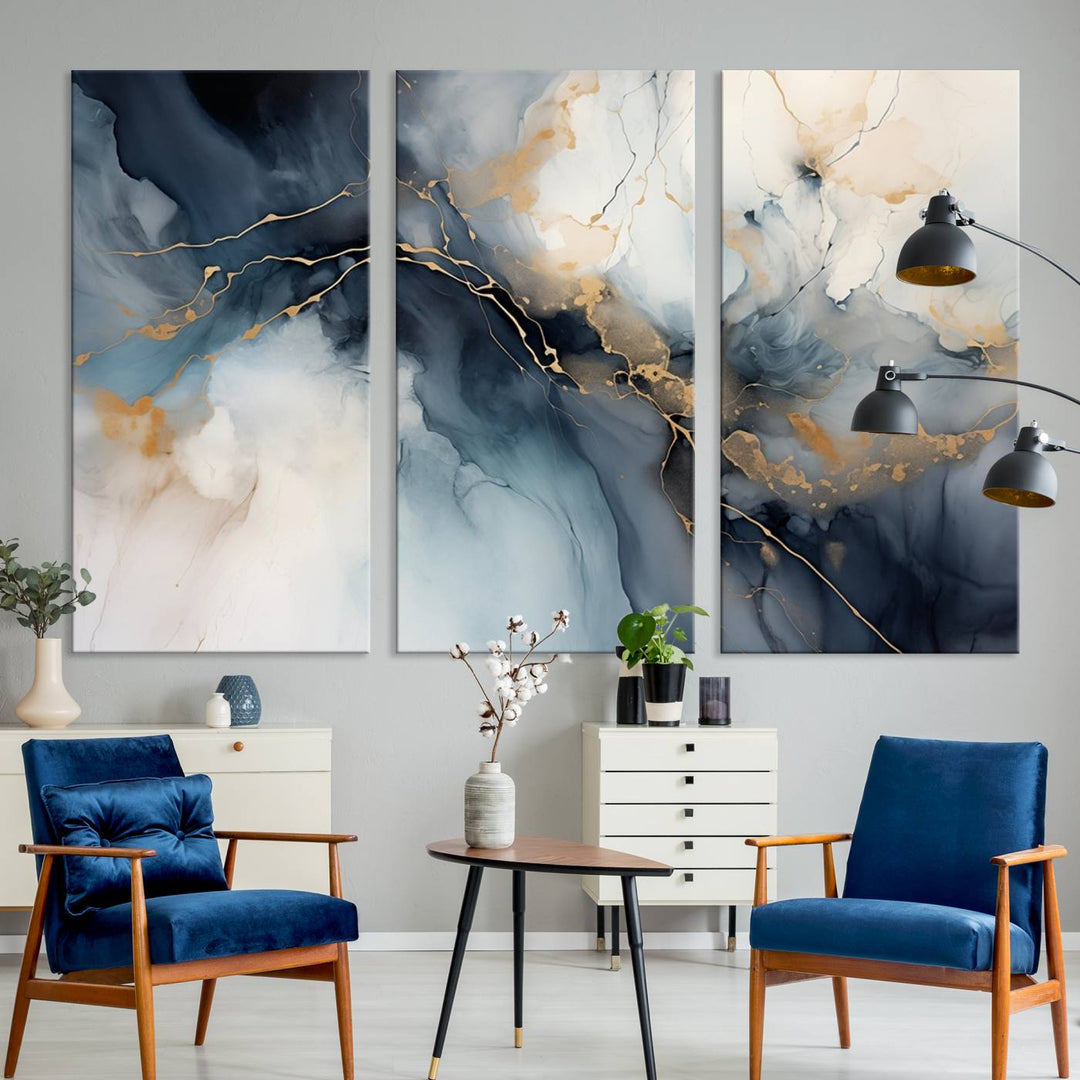 Art mural abstrait Impression sur toile