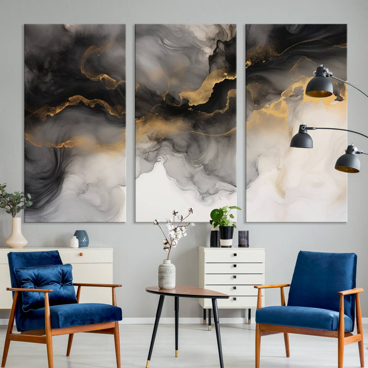 Art mural abstrait Impression sur toile