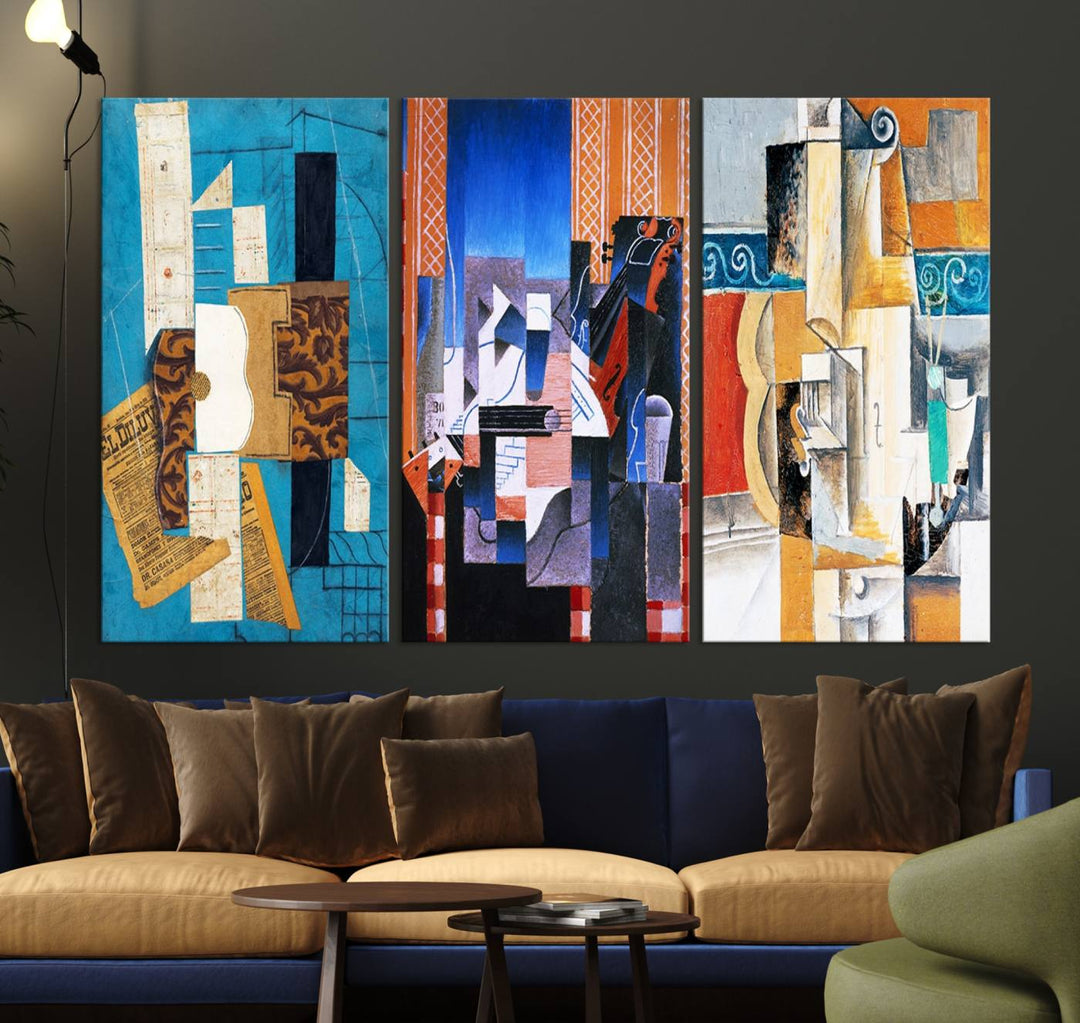 Relaxing Contemporary Abstract Art Canvas Wall Art Print Art