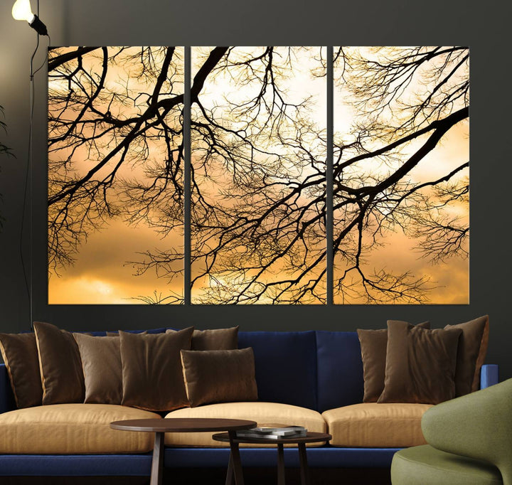 Tree Branch Wall Art Canvas Print