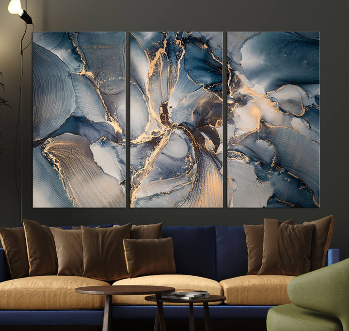 Abstract Wall Art Canvas Print for Modern Home Decor