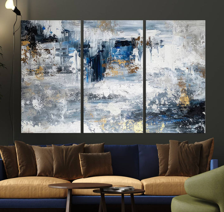 Modern Large Abstract Wall Art Canvas Print