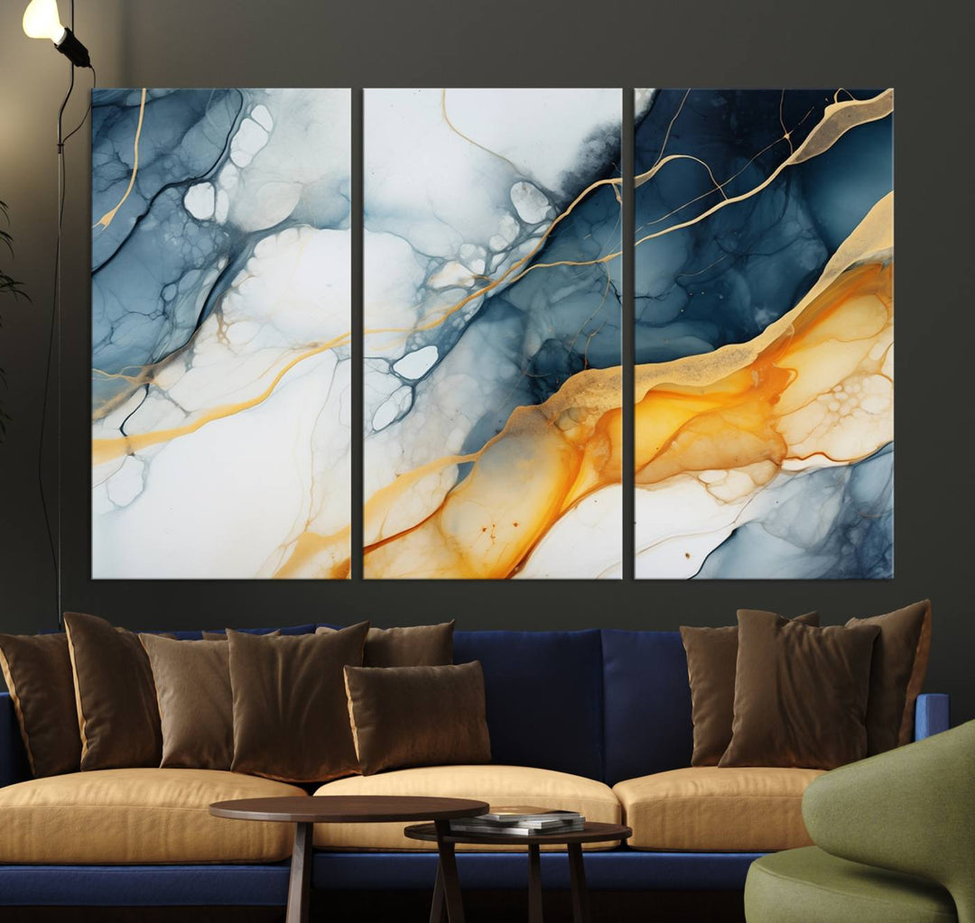 Fluid Wall Art Abstract Canvas Print