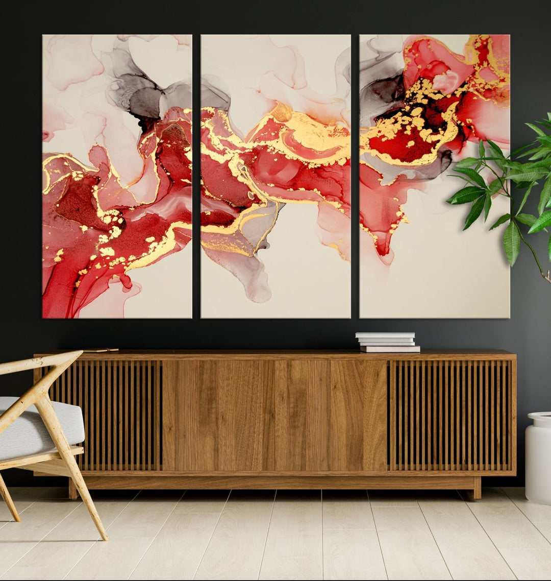 Abstract Work of Art Walls Contemporary Painting Abstract Canvas Wall Art