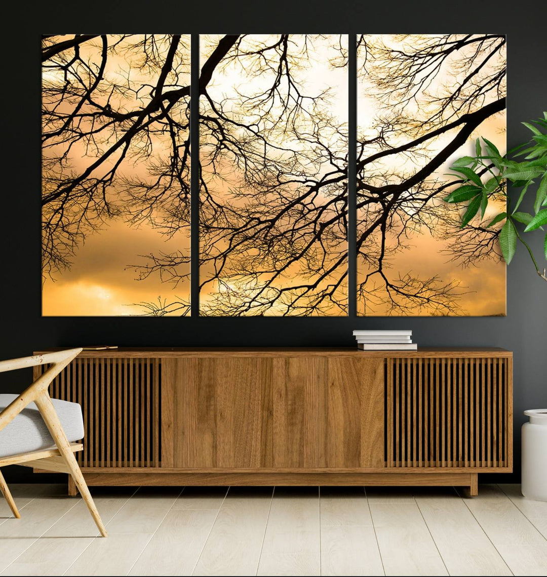 Tree Branch Wall Art Canvas Print