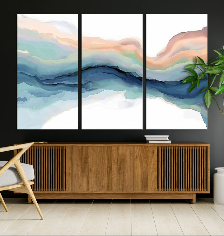 Canvas Print Wall Art Set Abstract Illustrs Art Wall