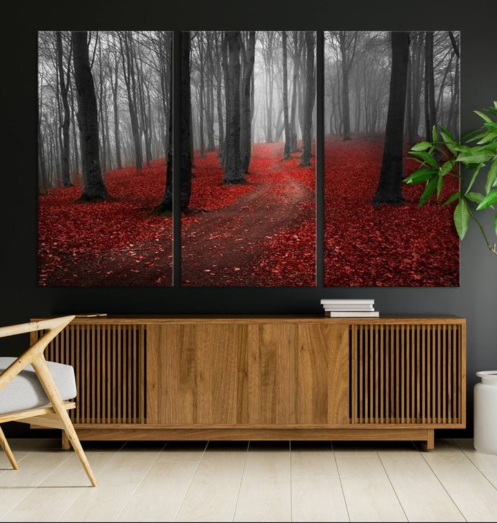 Wonderful Forest with Autumn Forest Artwork