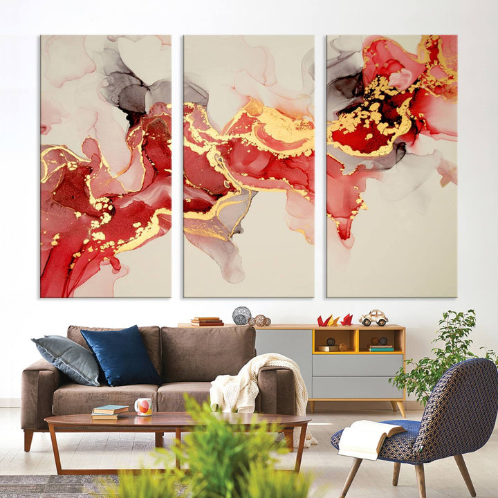 Abstract Work of Art Walls Contemporary Painting Abstract Canvas Wall Art