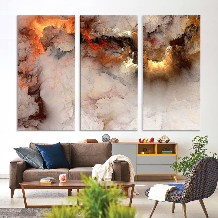 Abstract Smokes Canvas Wall Art Print