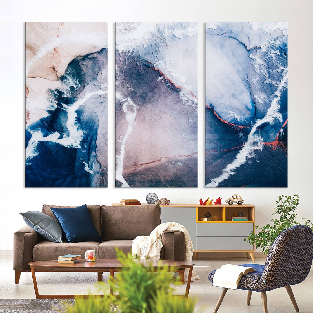 Large Modern Abstract Canvas Wall Art Print