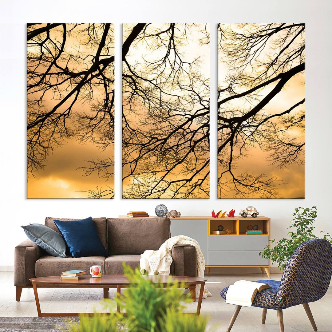 Tree Branch Wall Art Canvas Print