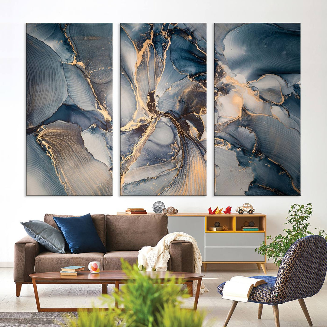 Abstract Wall Art Canvas Print for Modern Home Decor